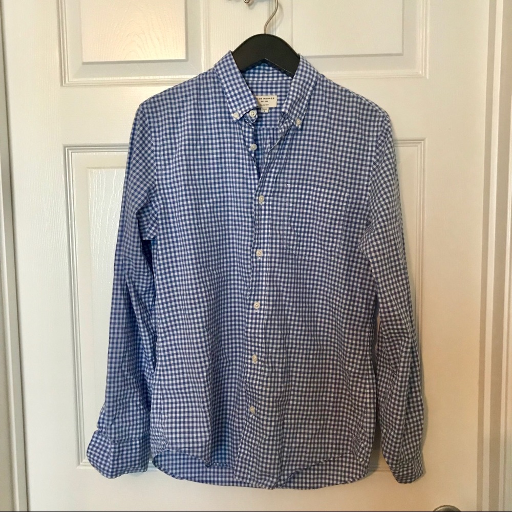 LS Gingham Club Monaco Shirt